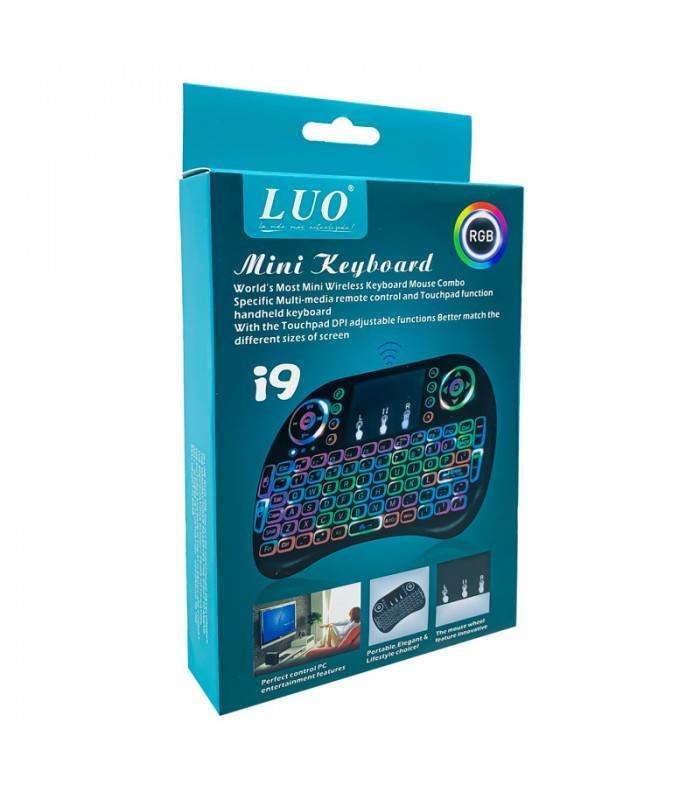 Mini Teclado Inalambrico LUO Keyboard RGB - Tienda Yankee