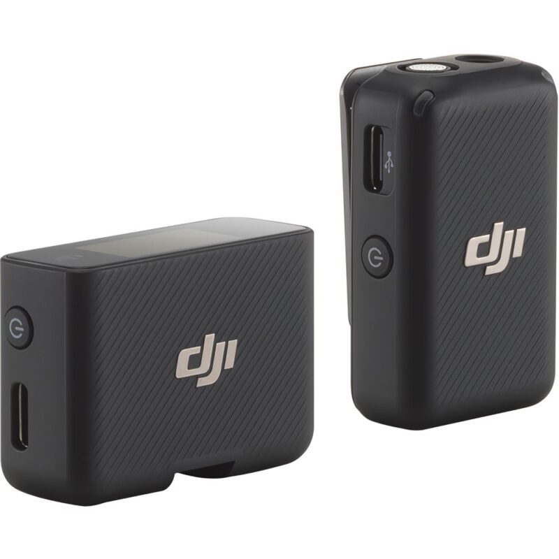 Micrófono Inalámbrico DJI (1TX + 1 RX) (FCC) - Negro