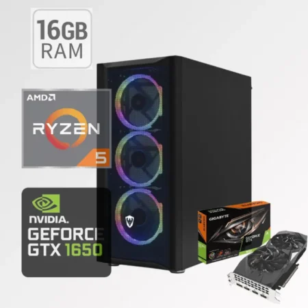 PC Ryzen 5 3600 – 16GB RAM I 512GB SSD I GeForce GTX 1650 4GB