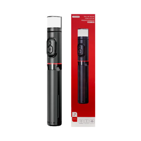 Trípode de selfie TOMATE MZP-300 con luz
