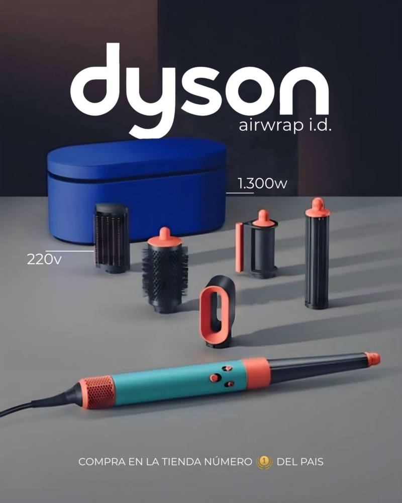 Moldeador y secador Dyson Airwrap i.d.™ HS08 Liso+Ondulado 220V/1300W (Pátina cerámica/Topacio) - Image 2