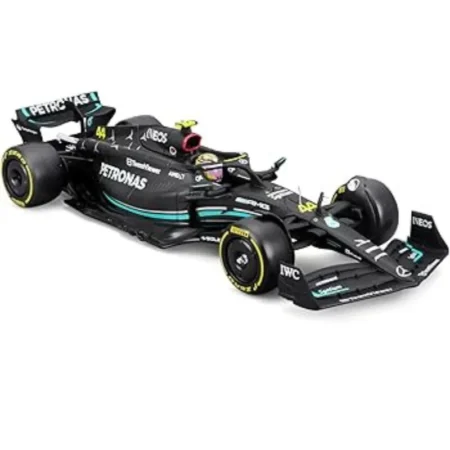 Bburago 18-28028 F1 Mercedes W14E #44 Lewis Hamilton – Modelo Diecast 1/24