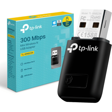 Adaptador TP-LINK USB WiFi Mini N 300Mbps