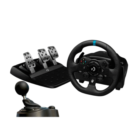 Combo Logitech Driving Force Shifter + Volante G293 – Compatible con Xbox
