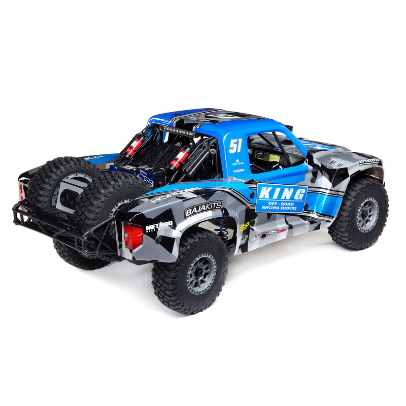 Losi Super Baja Rey 2.0 1/6 8S 4×4 Desert Truck RTR – Azul / Amarillo - Image 2