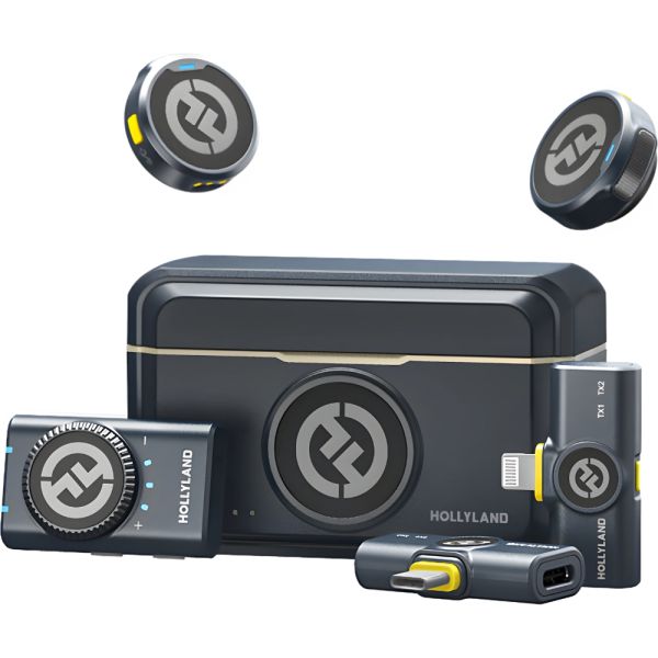 Micrófono Inalámbrico Hollyland Lark M2 Combo (USB-C + Lightning)